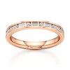 Thumbnail Image 1 of J'Lure Baguette & Round-Cut Lab-Grown Diamond Wedding Band 3/8 ct tw 18K Rose Gold