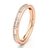 Thumbnail Image 4 of J'Lure Baguette & Round-Cut Lab-Grown Diamond Wedding Band 3/8 ct tw 18K Rose Gold