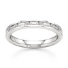 Thumbnail Image 1 of J'Lure Baguette & Round-Cut Lab-Grown Diamond Wedding Band 3/8 ct tw 18K White Gold