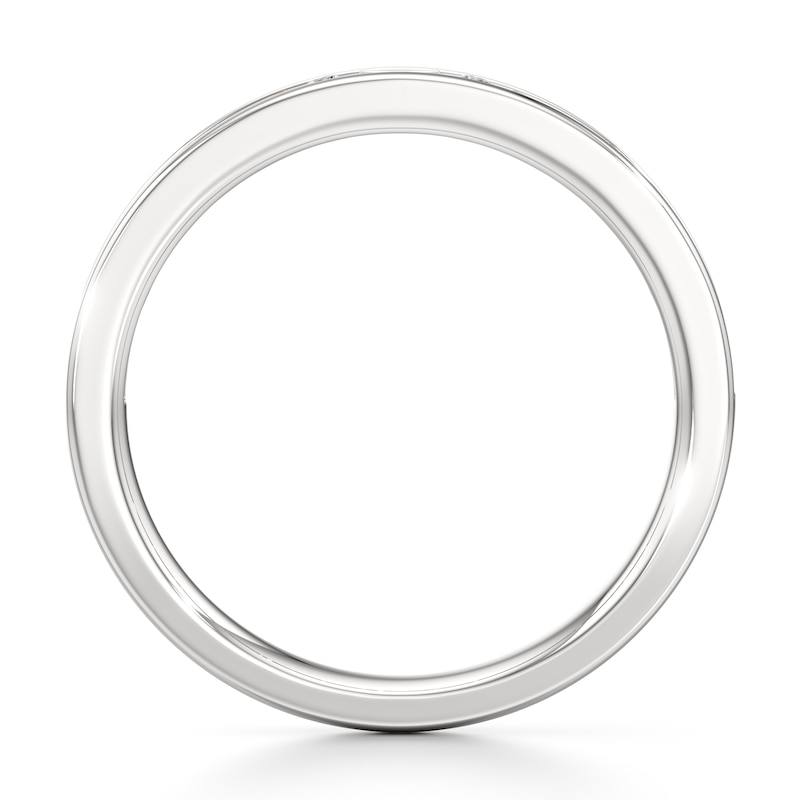 Main Image 2 of J'Lure Baguette & Round-Cut Lab-Grown Diamond Wedding Band 3/8 ct tw 18K White Gold