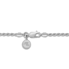 Thumbnail Image 4 of 1933 by Esquire Men's Hexagon-Cut Natural Black Onyx & Diamond Necklace 1/20 ct tw Sterling Silver 22"