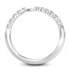 Thumbnail Image 4 of J'Lure Lab-Grown Diamond Contour Wedding Band 1/3 ct tw 18K White Gold
