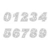 Thumbnail Image 2 of Diamond Double Digit Number Necklace Diamond Accents 10K White Gold 18"