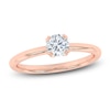 Thumbnail Image 1 of Round-Cut Diamond Solitaire Engagement Ring 1/2 ct tw 14K Rose Gold (I2/I)