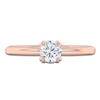 Thumbnail Image 3 of Round-Cut Diamond Solitaire Engagement Ring 1/2 ct tw 14K Rose Gold (I2/I)