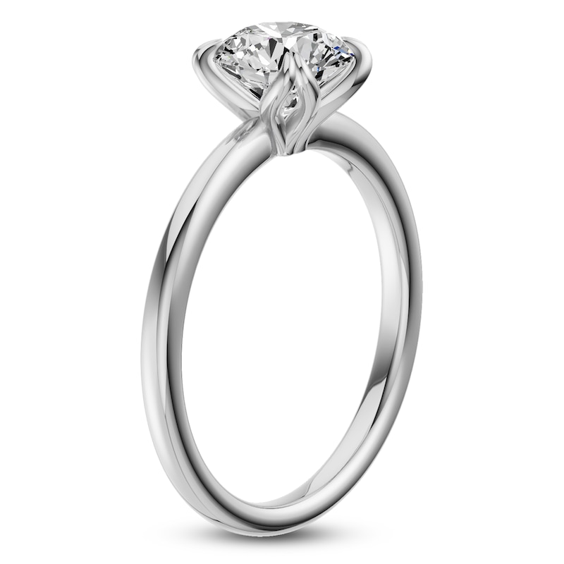 Main Image 2 of Round-Cut Diamond Solitaire Engagement Ring 1-1/2 ct tw 14K White Gold  (I2/I)