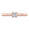 Thumbnail Image 3 of Princess-Cut Diamond Solitaire Engagement Ring 1/4 ct tw 14K Rose Gold (I2/I)