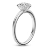 Thumbnail Image 2 of Certified Princess-Cut Diamond Solitaire Engagement Ring 1 ct tw 18K White Gold (SI2/G)