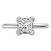 Thumbnail Image 3 of Certified Princess-Cut Diamond Solitaire Engagement Ring 2 ct tw 18K White Gold (SI2/G)