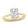 Thumbnail Image 1 of Oval-Cut Diamond Solitaire Engagement Ring 2 ct tw 14K Yellow Gold (I2/I)