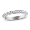 Thumbnail Image 1 of Vera Wang VOW Lab-Grown Diamond Pavé Wedding Band 1/2 ct tw 14K White Gold