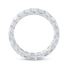 Thumbnail Image 3 of Emerald-Cut Lab-Grown Diamond Eternity Band 3-5/8 - 4-5/8 ct tw 14K White Gold