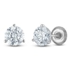 Thumbnail Image 2 of Round-Cut Lab-Grown Diamond Solitaire Stud Earrings 2 ct tw Platinum (VS2/F)