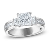 Thumbnail Image 1 of Vera Wang VOW Princess-Cut Lab-Grown Diamond Engagement Ring 2-3/8 ct tw 14K White Gold