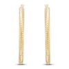 Thumbnail Image 1 of Diamond-Cut Hoop Earrings 14K Yellow Gold 30mm