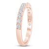 Thumbnail Image 2 of Certified Diamond Open Anniversary Ring 5/8 ct tw 14K Rose Gold