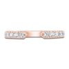 Thumbnail Image 3 of Certified Diamond Open Anniversary Ring 5/8 ct tw 14K Rose Gold