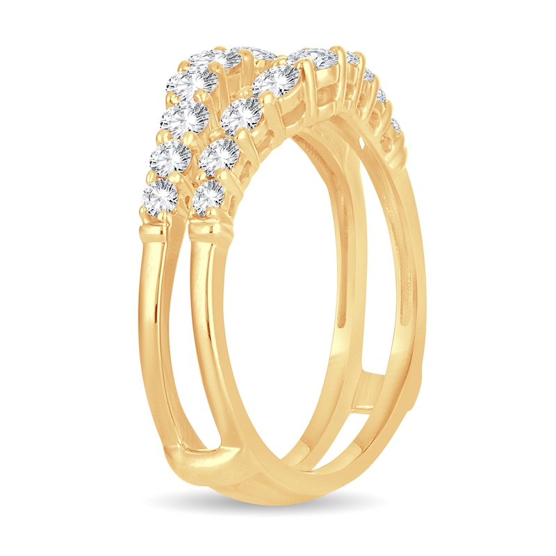 Main Image 2 of Diamond Enhancer Ring 1 ct tw Round 14K Yellow Gold