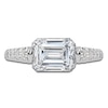 Thumbnail Image 3 of Emerald-Cut Created By Jared Studio Lab-Grown Diamond Engagement Ring 2-1/3 ct tw 14K White Gold