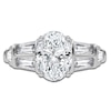 Thumbnail Image 3 of Oval-Cut Lab-Grown Diamond Engagement Ring 3-1/2 ct tw 14K White Gold
