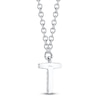 Thumbnail Image 3 of Shy Creation Diamond Accent Initial "T" Necklace 14K White Gold 18" SC55007903-T