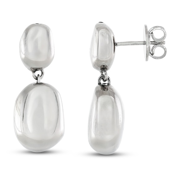 Italia D'Argento Boule-Shaped Drop Earrings Sterling Silver