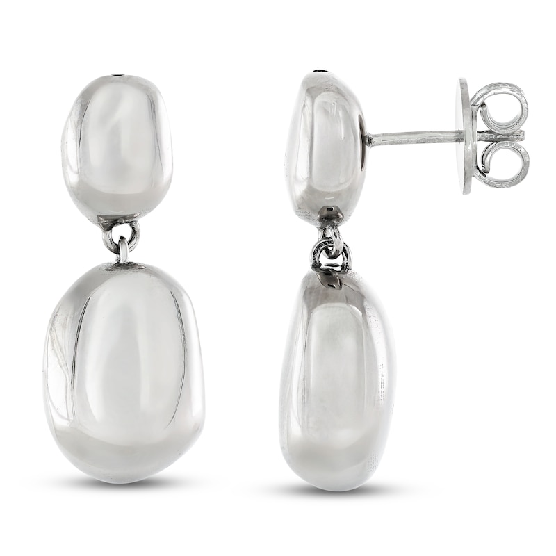 Main Image 1 of Italia D'Argento Boule-Shaped Drop Earrings Sterling Silver