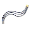 Thumbnail Image 0 of Le Vian Natural Sapphire Bracelet 1-1/3 ct tw Diamonds 14K Honey Gold