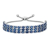 Thumbnail Image 1 of Le Vian Natural Sapphire Bolo Bracelet 5/8 ct tw Diamonds 14K Vanilla Gold