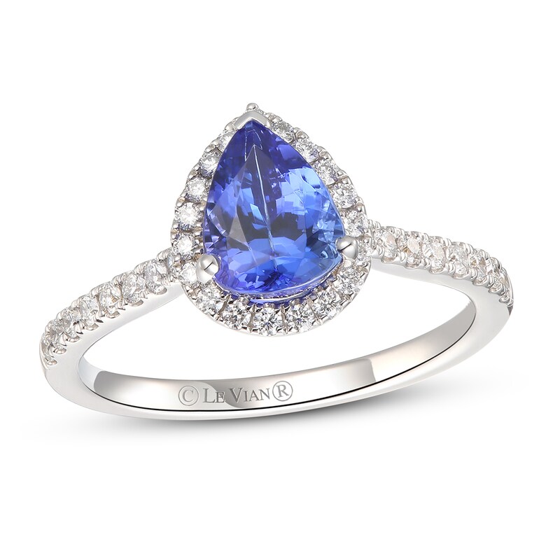 Main Image 1 of Le Vian Natural Tanzanite Ring 1/3 ct tw Diamonds 14K Vanilla Gold