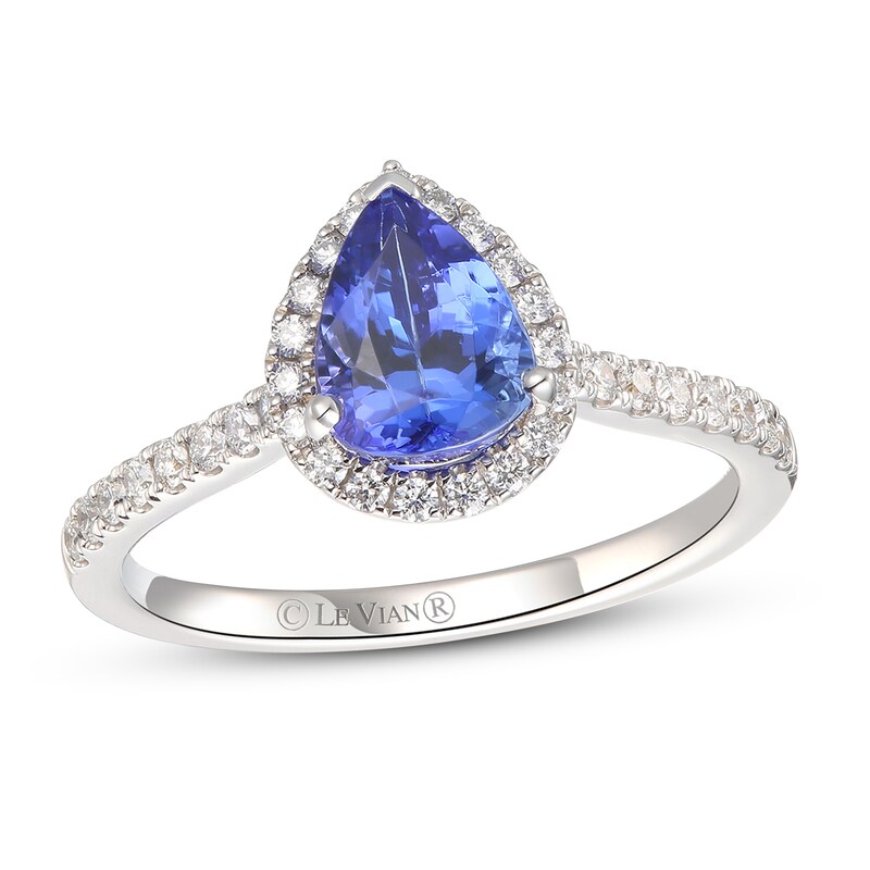 Le Vian Natural Tanzanite Ring 1/3 ct tw Diamonds 14K Vanilla Gold