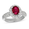 Thumbnail Image 1 of Le Vian Ruby Ring 1 ct tw Diamonds 18K Vanilla Gold