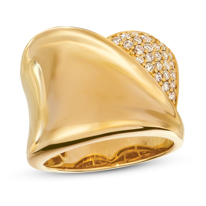 Le Vian Creme Brulee Diamond Ring 1/3 ct tw 14K Honey Gold