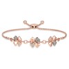 Thumbnail Image 1 of Le Vian Creme Brulee Diamond Bolo Bracelet 3/4 ct tw 14K Strawberry Gold