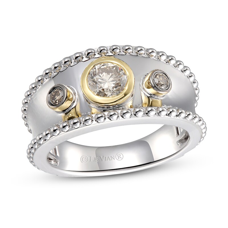 Main Image 1 of Le Vian Creme Brulee Diamond Ring 5/8 ct tw 14K Two-Tone Gold