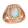 Thumbnail Image 0 of Le Vian Creme Brulee Opal Ring 1/2 ct tw Diamonds 14K Strawberry Gold