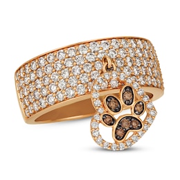 Le Vian Ombre Diamond Ring 1-5/8 ct tw 14K Strawberry Gold
