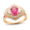 Thumbnail Image 1 of Le Vian Couture Natural Pink Sapphire Ring 3/4 ct tw Diamonds 18K Strawberry Gold