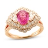 Thumbnail Image 0 of Le Vian Couture Natural Pink Sapphire Ring 3/4 ct tw Diamonds 18K Strawberry Gold