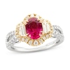 Thumbnail Image 0 of Le Vian Couture Ruby Ring 7/8 ct tw Diamonds 18K Tri-Tone Gold
