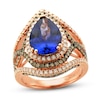Thumbnail Image 0 of Le Vian Couture Tanzanite Ring 1-1/3 ct tw Diamonds 18K Strawberry Gold