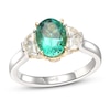Thumbnail Image 1 of Le Vian Couture Emerald Ring 1/2 ct tw Diamonds Platinum/18K Honey Gold