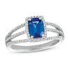 Thumbnail Image 0 of Le Vian Natural Sapphire Ring 1/3 ct tw Diamonds 14K Vanilla Gold