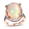 Thumbnail Image 1 of Le Vian Couture Opal Ring 1-1/2 ct tw Diamonds 18K Strawberry Gold