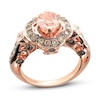 Thumbnail Image 0 of Le Vian Chocolatier Morganite Ring 1/2 ct tw Diamonds 14K Strawberry Gold
