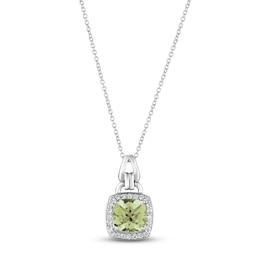 Le Vian Quartz Necklace 1/5 ct tw Diamonds 14K Vanilla Gold 20"