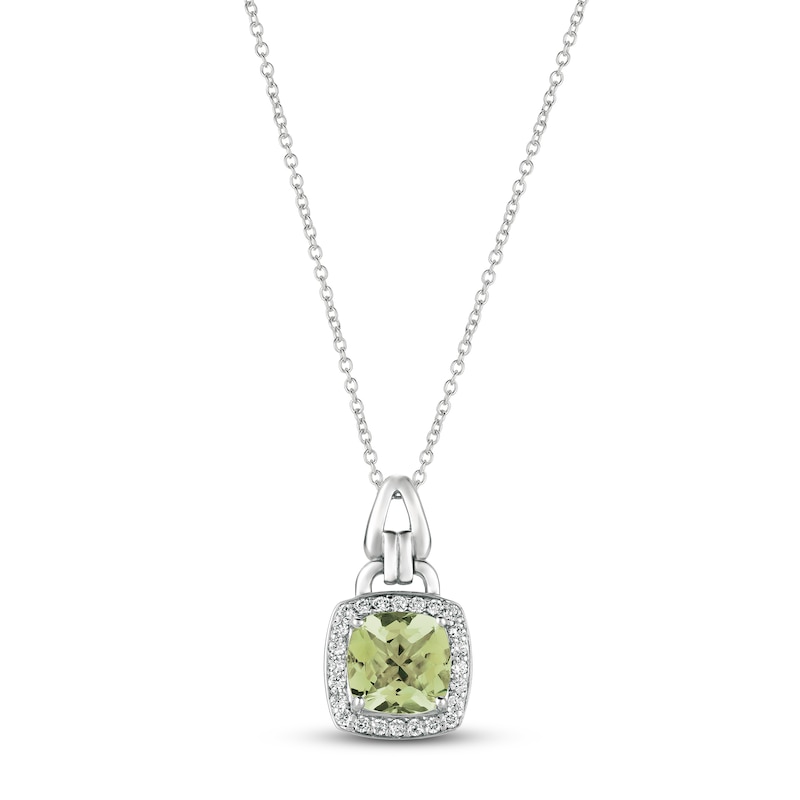Main Image 1 of Le Vian Quartz Necklace 1/5 ct tw Diamonds 14K Vanilla Gold 20"