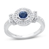 Thumbnail Image 0 of Le Vian Natural Sapphire Ring 3/8 ct tw Diamonds 14K Vanilla Gold