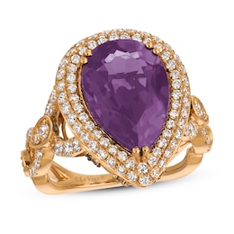 Le Vian Couture Amethyst Ring 1-1/3 ct tw 18K Strawberry Gold