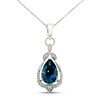 Thumbnail Image 1 of Le Vian Natural Topaz Necklace 1/6 ct tw Diamonds 14K Vanilla Gold
